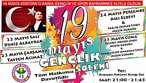 Acıpayam'da 19 Mayıs Gençlik Şöleni