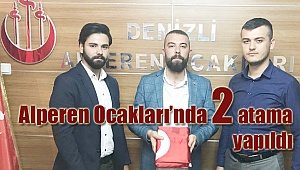 Alperen Ocakları’nda iki atama yapıldı