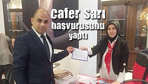 Cafer Sarı da başvurusunu yaptı