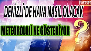 Denizli'de hava nasıl olacak