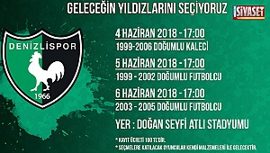 Denizlispor'da kayıtlar başlıyor