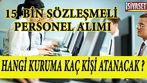 Hangi kuruma kaç devlet memuru atanacak ?