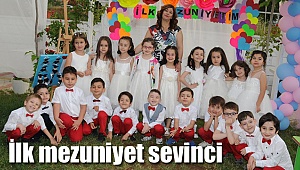 İlk mezuniyet sevincini yaşadılar