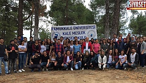 Kale MYO final sınavları öncesi moral depoladı