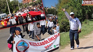 Tavas’ın 22. Geleneksel yürüyüşü yoğum katılım sağlandı