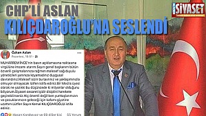 Aslan: Lütfen istifa ediniz 