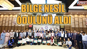 Bilge Nesil ödülünü aldı