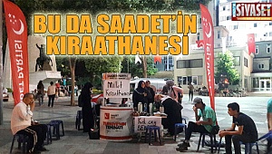 Bu da Saadet'in kıraathanesi