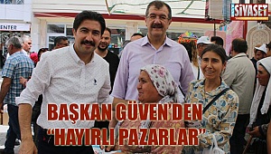 Güven pazar yeri ziyaretinde