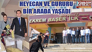Heyecan ve gururu bir arada yaşadı