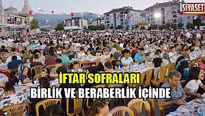 İftar sofrası Karahasanlı, Hilal Cami'de düzenlendi