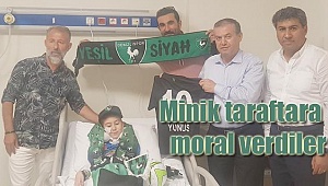 Minik taraftara moral verdiler