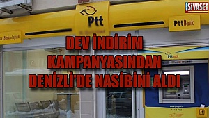 PTT indiriminden Denizli'de nasibini aldı