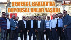 Semerci, Baklan'da duygusal anlar yaşadı