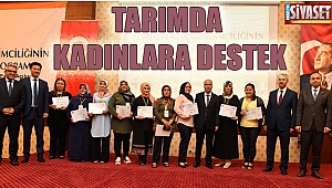 Tarımda kadınlara destek