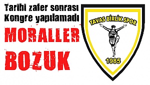 Tavas'ta moraller bozuk