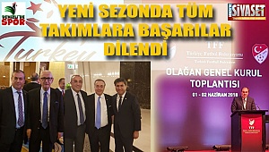 Üstek ve Ekibi TFF Olağan Genel Kurul Kongresi’nde