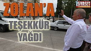 Zolan'a teşekkür yağdı