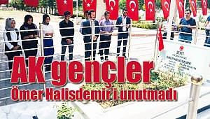 AK gençler Ömer Halis Demir’i unutmadı