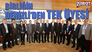 Birliğin Denizli'den tek üyesi