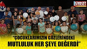 Çocuklar eğlenceye doydu