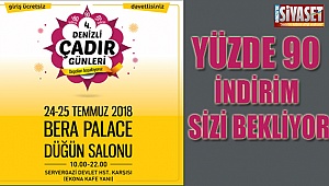 Denizli'de indirimli alışveriş heyecanı başlıyor