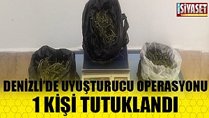 Denizli'de uyuşturucu operasyonu