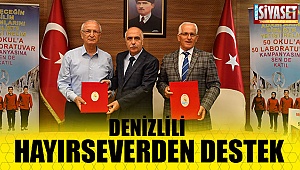 Denizlili hayırseverden destek