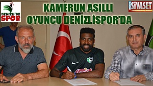 Kamerun asıllı sporcu Denizlispor'da
