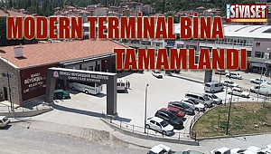 Modern terminal bina tamamlandı
