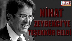 Nihat Zeybekci'ye teşekkür geldi