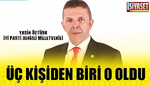 Üç kişiden biri o oldu