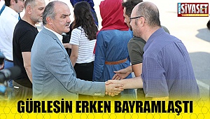Başkan Gürlesin, personelle bayramlaştı