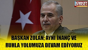 Başkan Zolan'dan 17. kuruluş yıldönümü mesajı