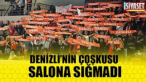 Denizli'nin coşkusu salona sığmadı