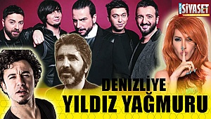 Denizli'ye yıldız yağmuru