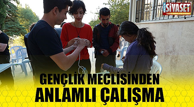 Gençlik Meclisinden anlamlı çalışma