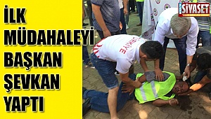 İlk müdahaleyi başkan Şevkan yaptı
