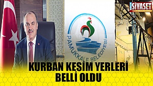 Pamukkale Belediyesi kurban bayramı’na hazır