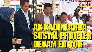 Ak kadınlarda sosyal projeler devam ediyor