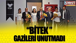 Bitek, gazileri unutmadı 