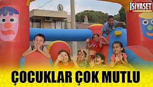 Çocuklar çok mutlu