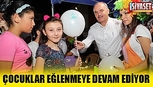 Çocuklar eğlenmeye devam ediyor