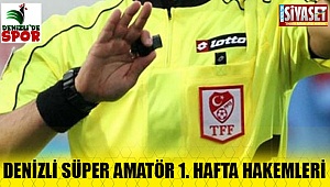Denizli Süper Amatör haftanın programı