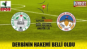 Derbinin hakemi belli oldu