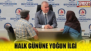 Halk gününe yoğun ilgi