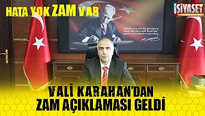 Hata yok zam var