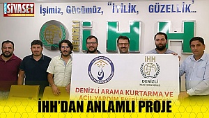 İHH’dan anlamlı proje