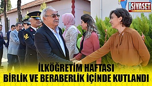 İlköğretim haftası birlik ve beraberlik içinde kutlandı