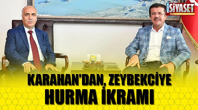 Karahan'dan Zeybekci'ye hurma ikramı